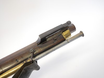 Lot Volunteer flintlock .650 Baker type rifle,...