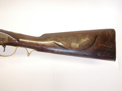 Lot Volunteer flintlock .650 Baker type rifle,...