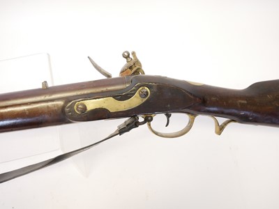 Lot Volunteer flintlock .650 Baker type rifle,...