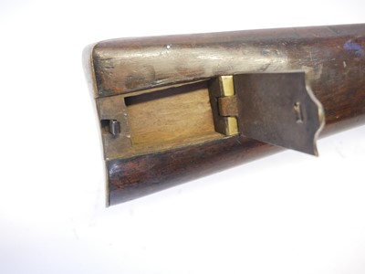 Lot Volunteer flintlock .650 Baker type rifle,...