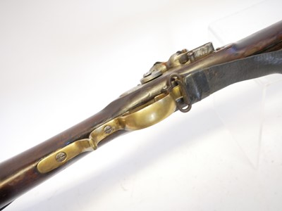 Lot Volunteer flintlock .650 Baker type rifle,...