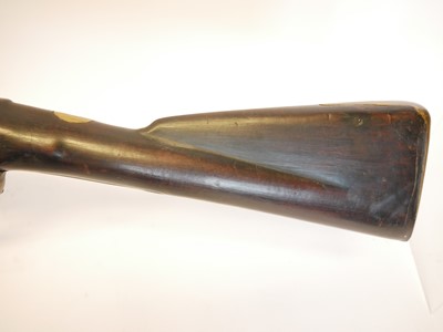 Lot Flintlock volunteer Brown Bess musket by...