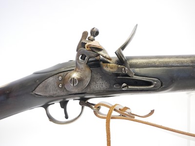 Lot Flintlock volunteer Brown Bess musket by...