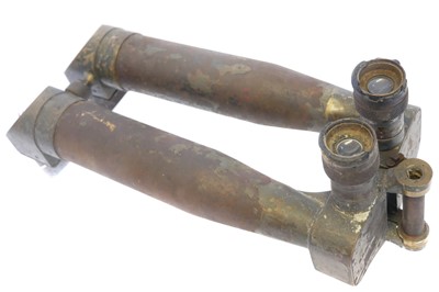 Lot A pair of WW1 German Carl Zeiss trench binoculars
