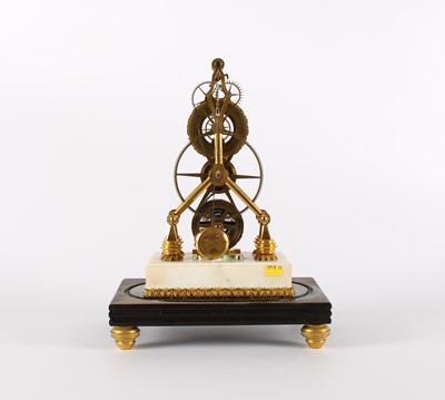 Lot 156 - A Fine Regency Skeleton Table Clock