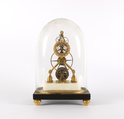 Lot A Fine Regency Skeleton Table Clock
