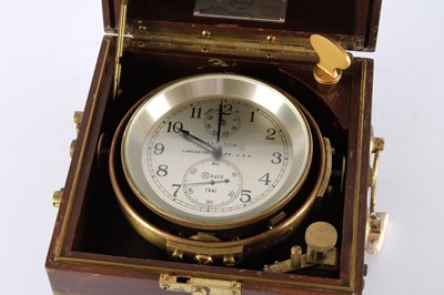 Lot An American WWII Period Marine Chronometer