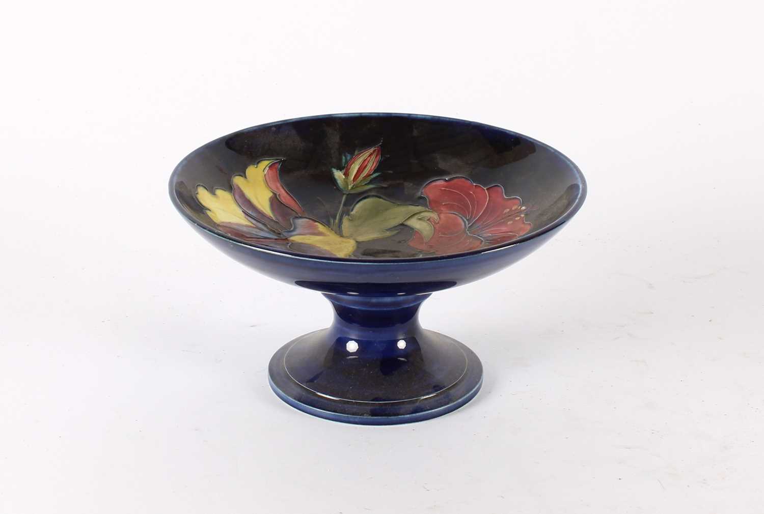 Lot A Mid-20th Century Pedestal Bowl by Moorcroft
