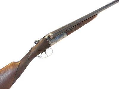Lot AYA No.4 12 bore side by side shotgun, serial...