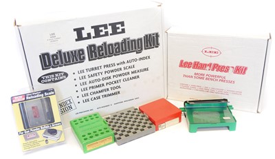 Lot Collection of Lee and RCBS reloading equipment,...