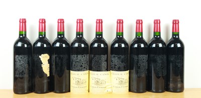 Lot 9 bottles Chateau Canon-Fronsac, Fronsac 1995