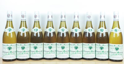 Lot 89 - 9 bottles Chassagne Montrachet Premier Cru ‘En Virondot’ Domaine Marc Morey 2000