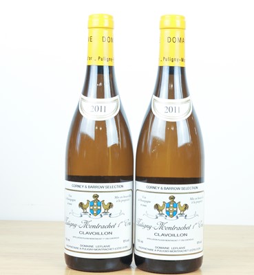 Lot 99 - 2 bottles Puligny-Montrachet Premier Cru ‘Clavoillon’ Domaine Leflaive 2011