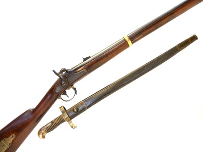 Lot Remington 1863 Zouave .58 calibre percussion...