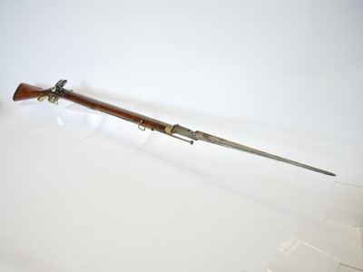 Lot East India Company .750 flintlock short musket...