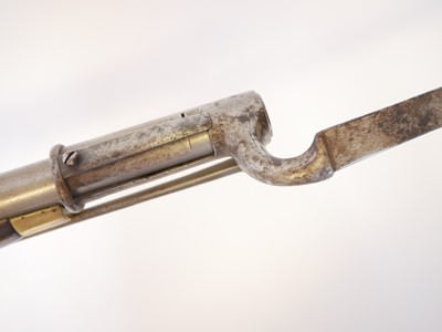 Lot East India Company .750 flintlock short musket...