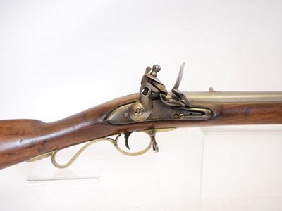 Lot East India Company .750 flintlock short musket...