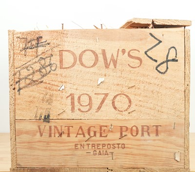 Lot 120 - 12 bottles in OWC Dow’s Vintage Port 1970