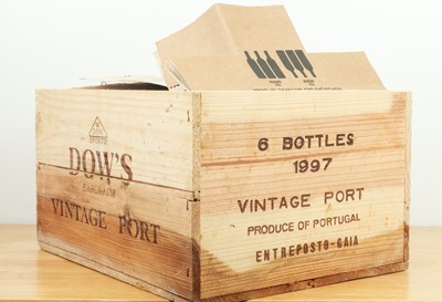 Lot 124 - 6 bottles in OWC Dow’s Vintage Port 1997