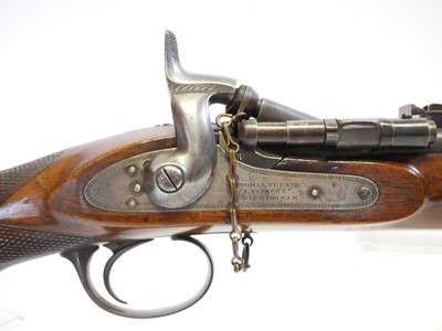 Lot Thomas Turner .577 Snider rifle, 25inch barrel...