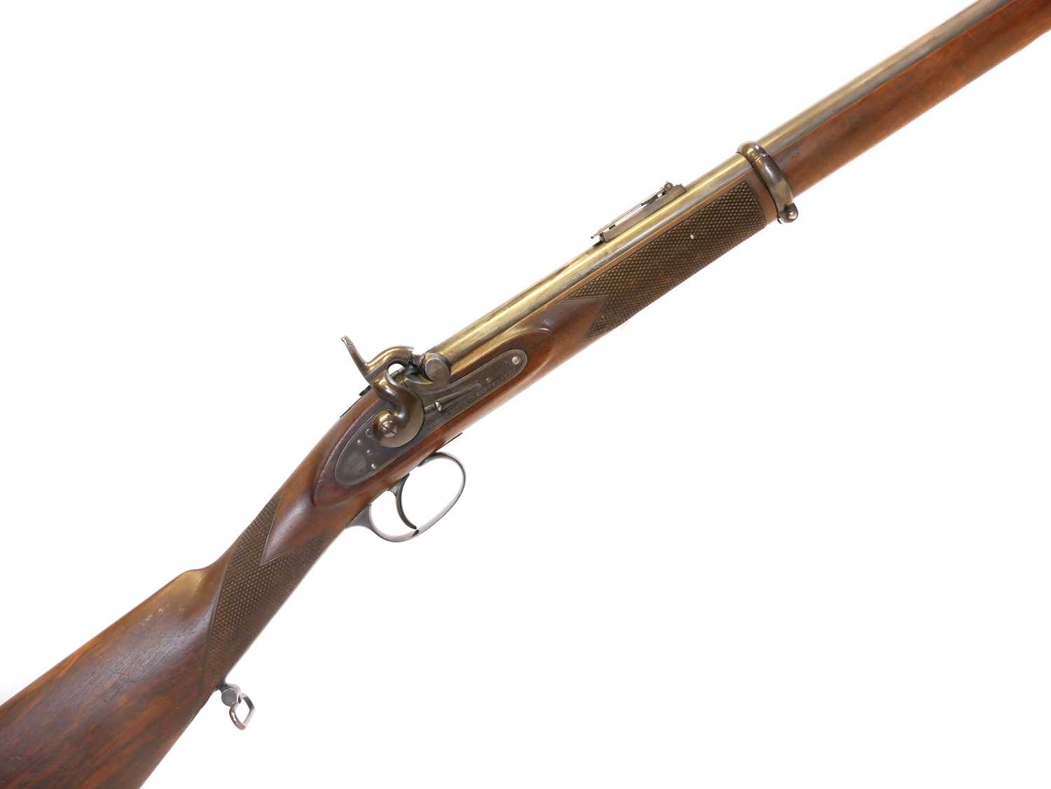 Lot Whitworth Best Quality percussion .451 rifle,...