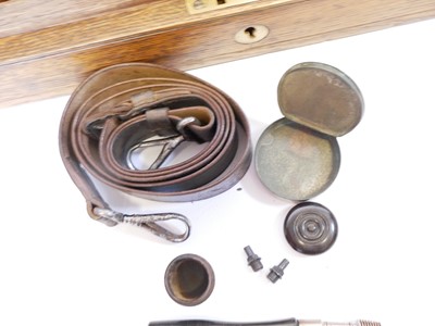 Lot Cased Alexander Henry .451 percussion target...