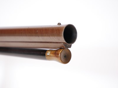 Lot Samuel Nock 14 bore single barrel percussion...