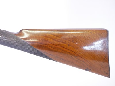 Lot Samuel Nock 14 bore single barrel percussion...