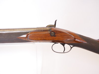 Lot Samuel Nock 14 bore single barrel percussion...