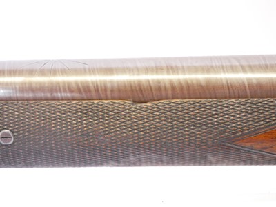 Lot Samuel Nock 14 bore single barrel percussion...