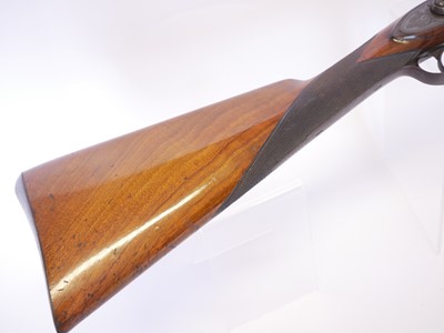 Lot Samuel Nock 14 bore single barrel percussion...
