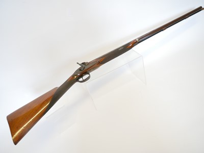 Lot Samuel Nock 14 bore single barrel percussion...