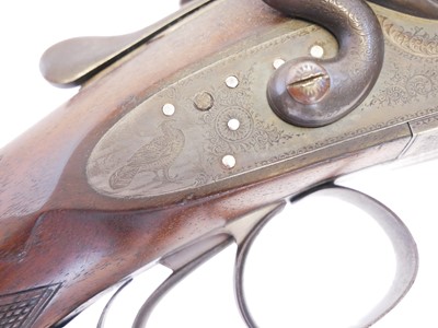 Lot W.C. Scott and Son 10 bore side by side hammer...