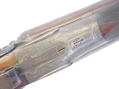 Lot W.C. Scott and Son 10 bore side by side hammer...