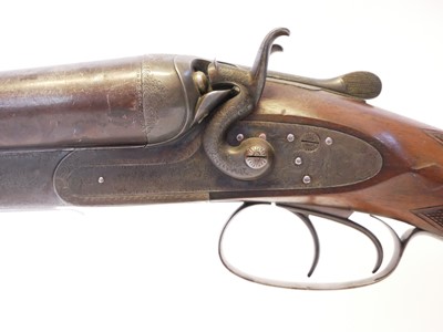 Lot W.C. Scott and Son 10 bore side by side hammer...