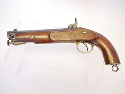 Lot Percussion 1855 type cavalry pistol made for...