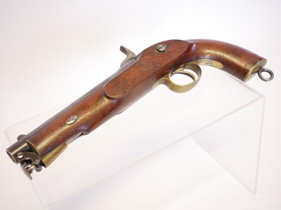Lot Percussion 1855 type cavalry pistol made for...