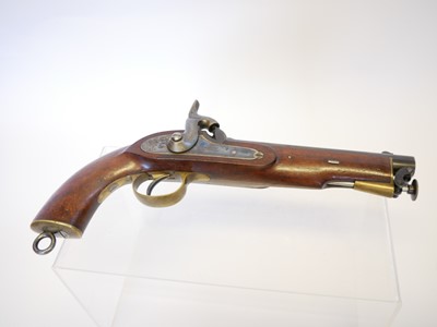 Lot Percussion 1855 type cavalry pistol made for...