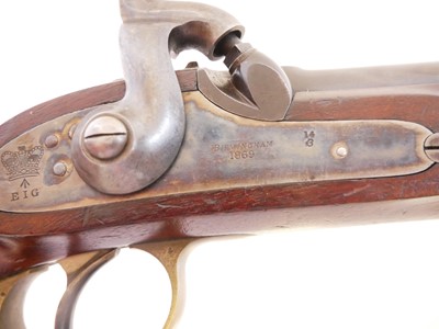Lot Percussion 1855 type cavalry pistol made for...