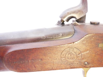 Lot Percussion 1855 type cavalry pistol made for...