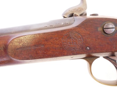 Lot Percussion 1855 type cavalry pistol made for...