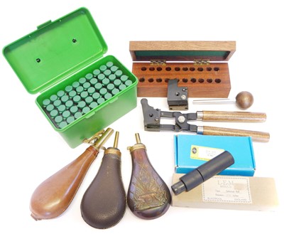 Lot Collection of black powder shooting...