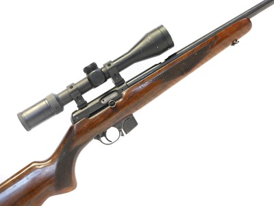 Lot CZ 581 .22lr semi automatic rifle and...
