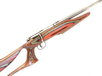 Lot Savage MkII 22LR bolt action rifle and...