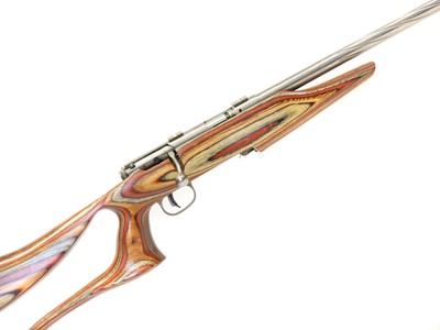 Lot Savage MkII 22LR bolt action rifle and...