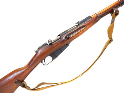 Lot Mosin Nagant M38 7.62x45R bolt action carbine,...