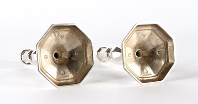 Lot A Good and Attractive Pair of Elizabeth II Silver Twin-Branch Candelabra in the Georgian Taste
