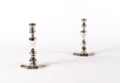 Lot A Good and Attractive Pair of Elizabeth II Silver Twin-Branch Candelabra in the Georgian Taste