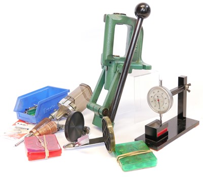 Lot RCBS RCII single-stage press and accessories,...