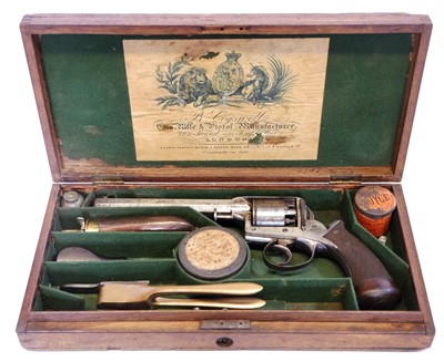 Lot Cased Cogswell retailed Adams patent Model...